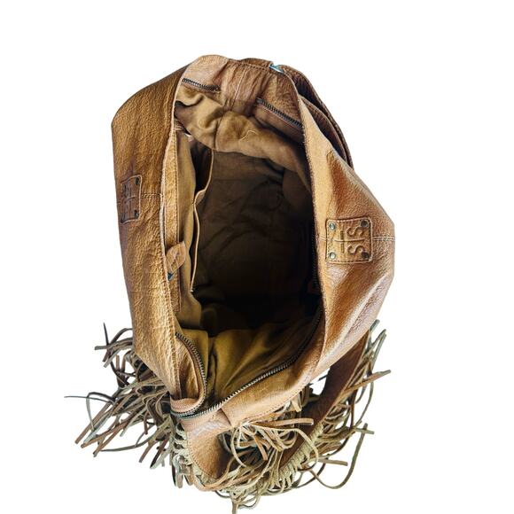 STS Ranchwear Tan Shoulder Bag with Fringe - Picture 8 of 11
